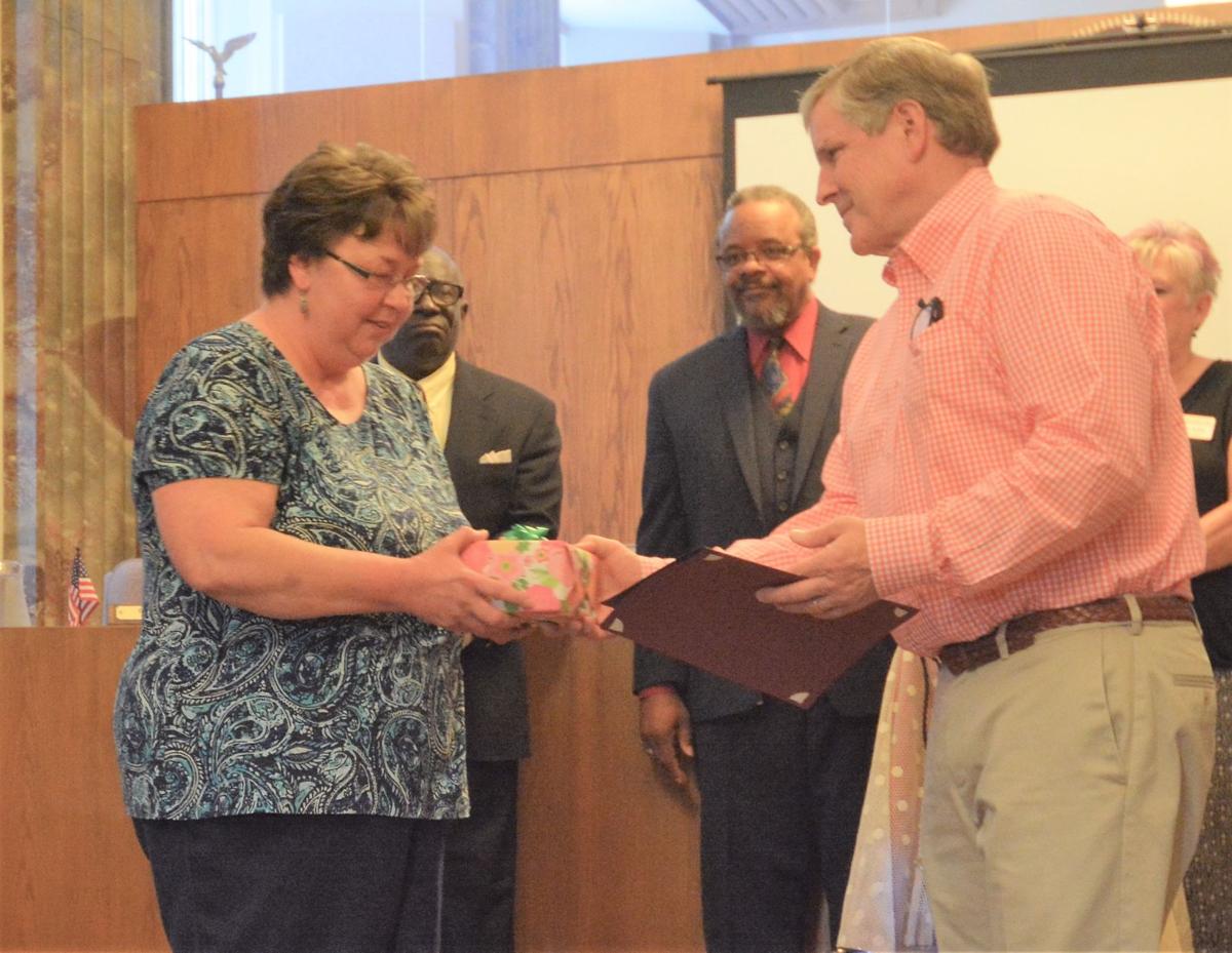 Tekerri Rivers Reidsville recognizes Rivers for service