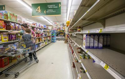 Panic and hoarding mix with kindness and community at Triad grocery stores