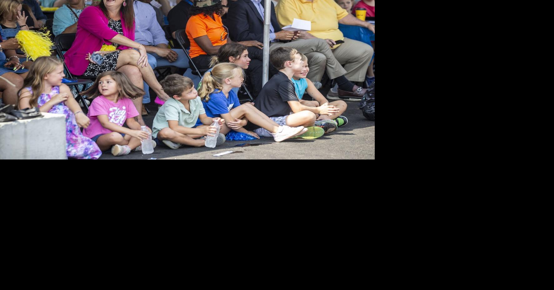 Photos Claxton Elementary School tops out new building