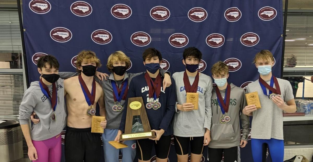 Caldwell boys swimming 2021
