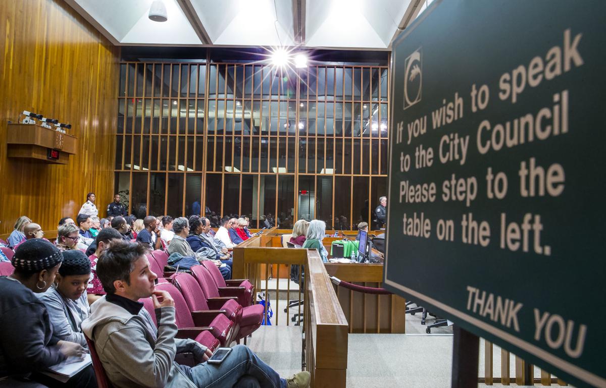 Council 'town hall' format began in January 2018 (copy) (copy)