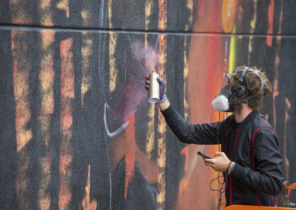 Australian street artist creates murals in Greensboro Blog Go Triad