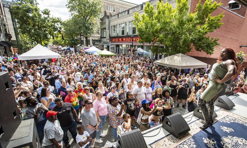 Thousands attend Greensboro Pride Festival in downtown Greensboro