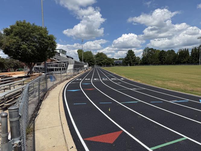 Northeast Guilford new track surface