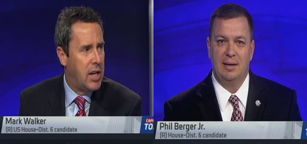 Walker, Berger debate