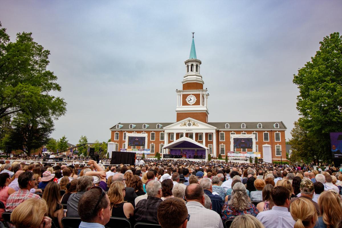 High Point University Roberts Hall commencement 2018