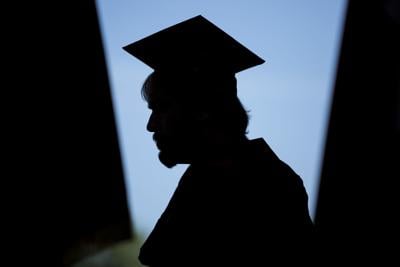 College generic graduation cap profile