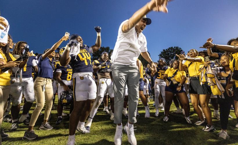 Rams and Aggies football