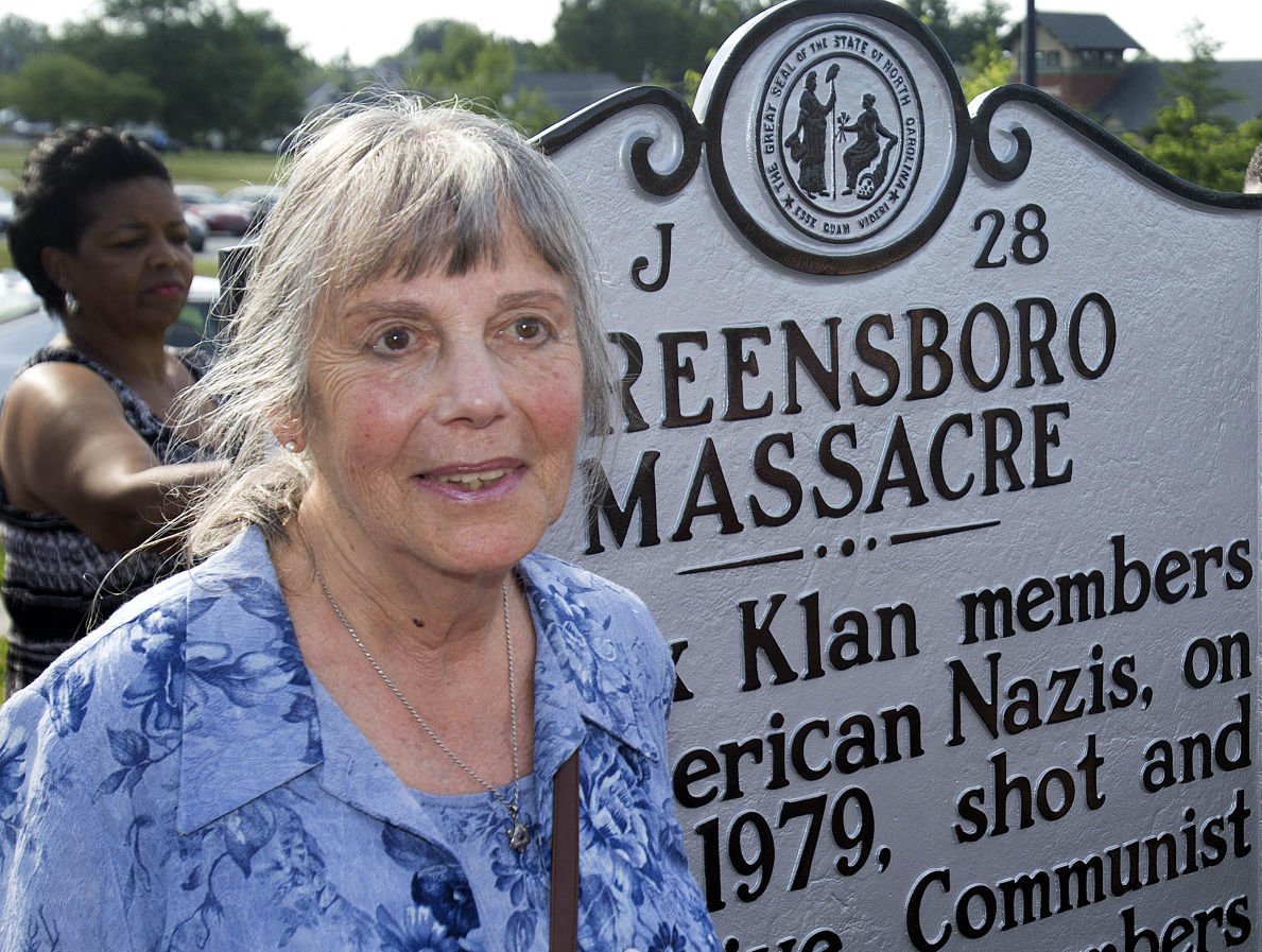 Greensboro Massacre marker dedication in 2015