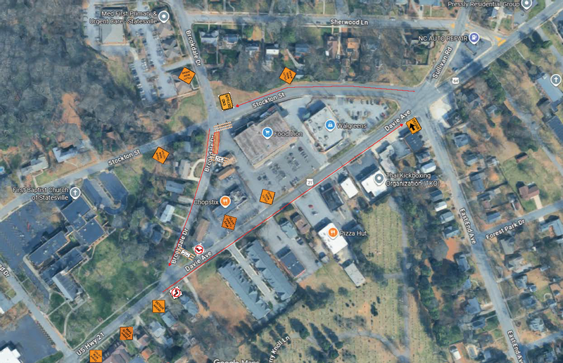 Lane Closure: Brookdale Drive | October 19–27