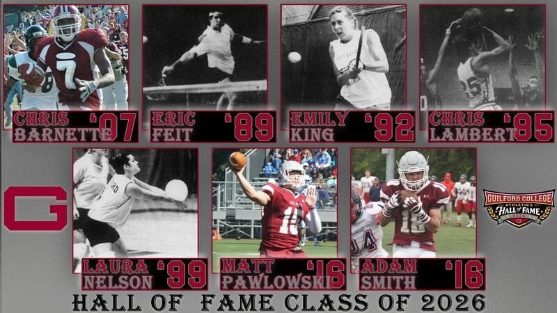 Guilford Prepares To Welcome Seven Members of 57th Class to The L.M. “Pete” Murphy Athletics Hall of Fame