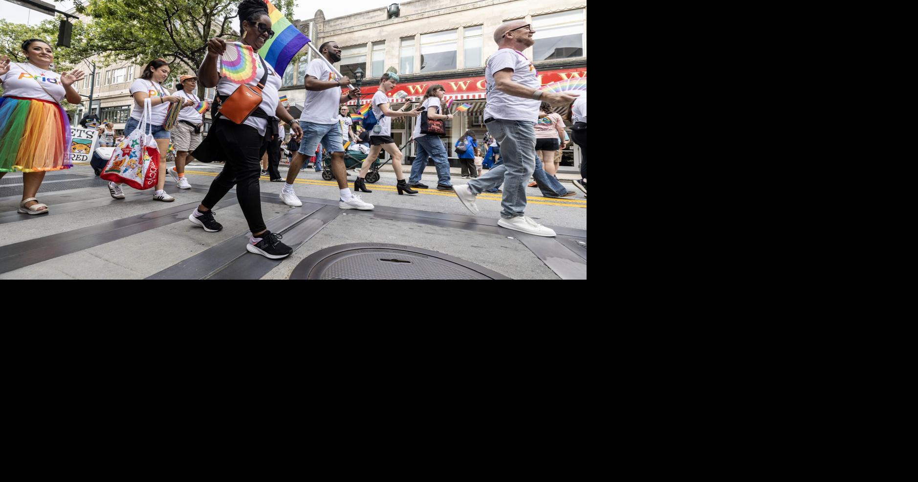 See photos from Greensboro's Pride Festival