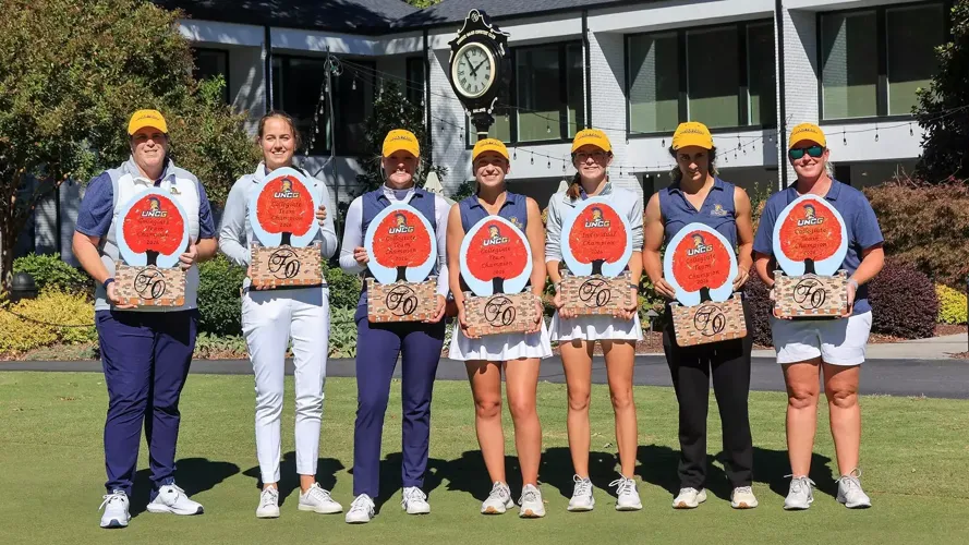 Hudson Champion, Women’s Golf Wins UNCG Collegiate