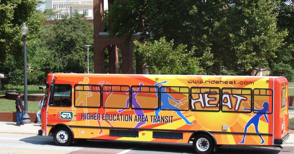Ga Tech Bus Greensboro College, GTCC eliminate HEAT bus service