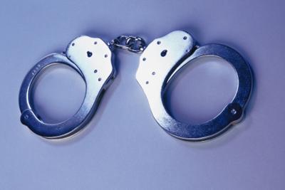 silver handcuffs crime police arrest