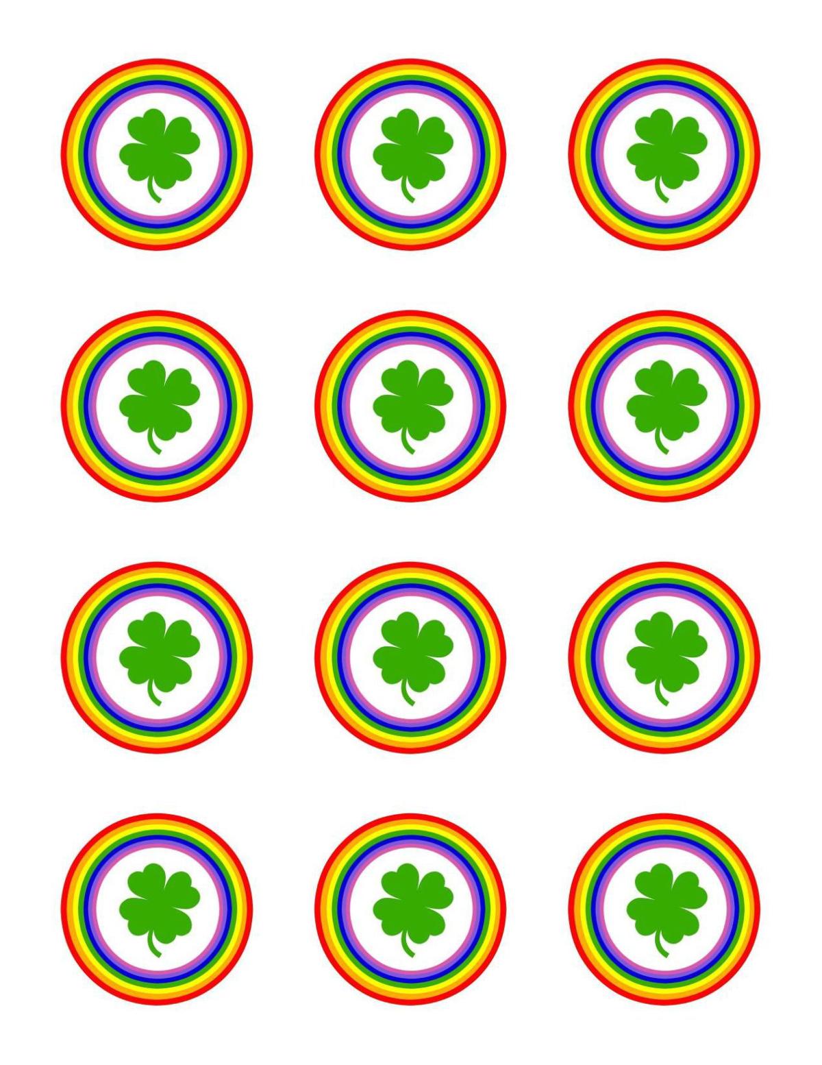 Download PDF Saint Patricks Day Shamrock Printable 2 Roundpdf