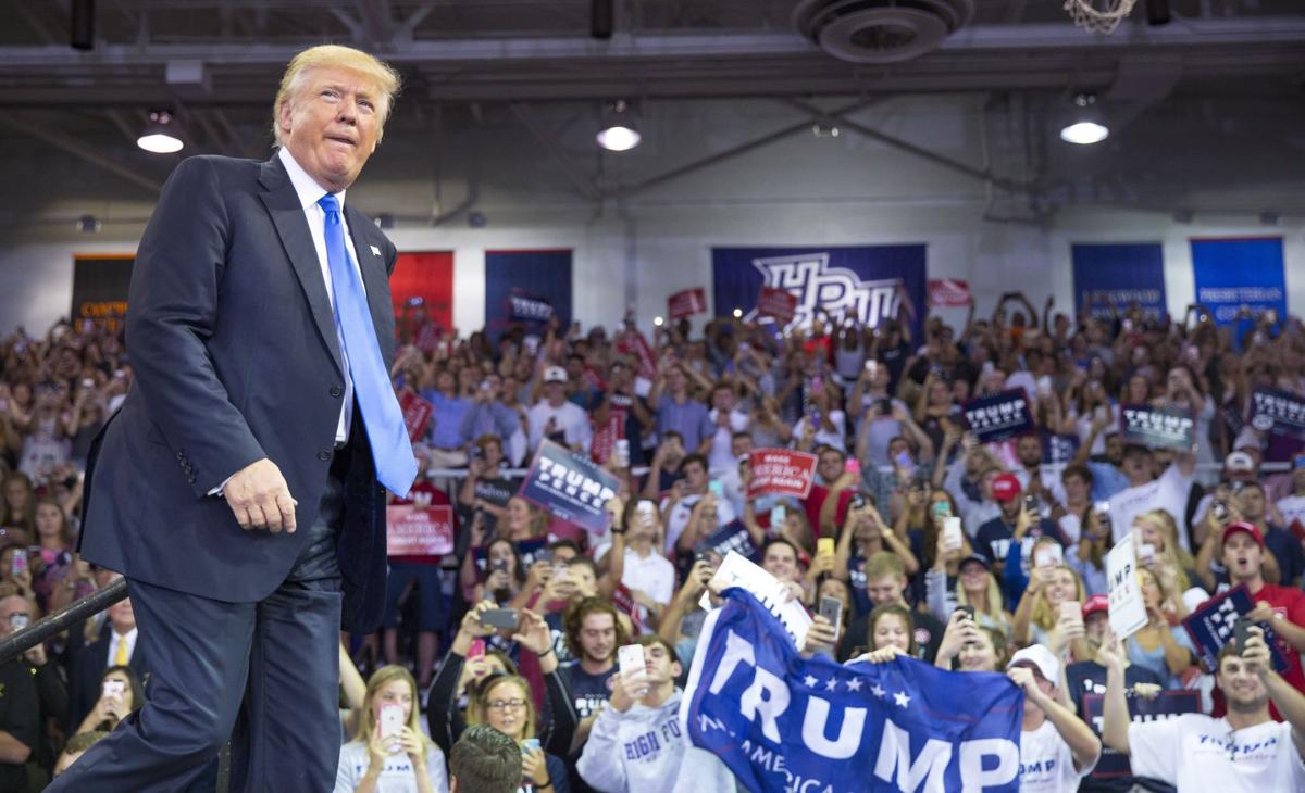 At High Point University Trump Talks Terrorism National Security