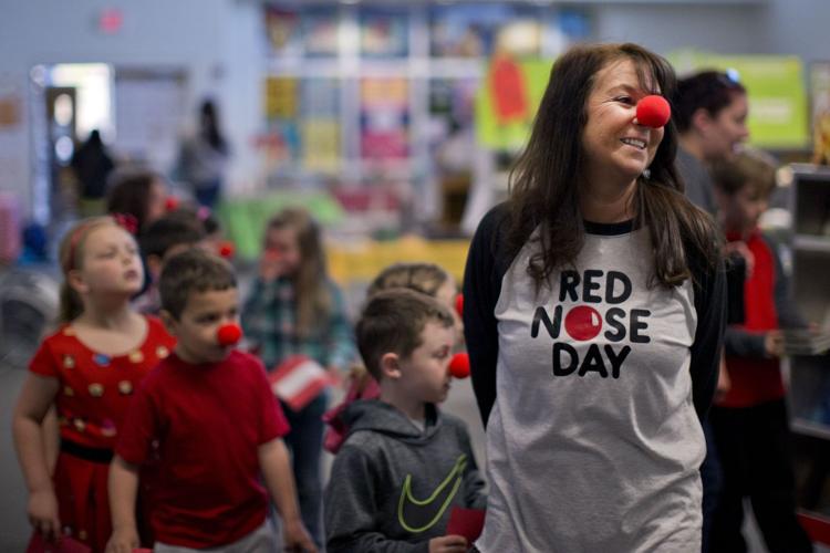 Pearce Elementary celebrates Red Nose Day with service leaning p