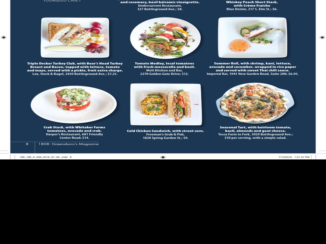 Taste Of Summer Food Drink Greensboro Com