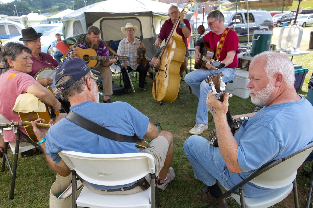 Bluegrass in Galax Musicians compete at Old Time Fiddlers Convention
