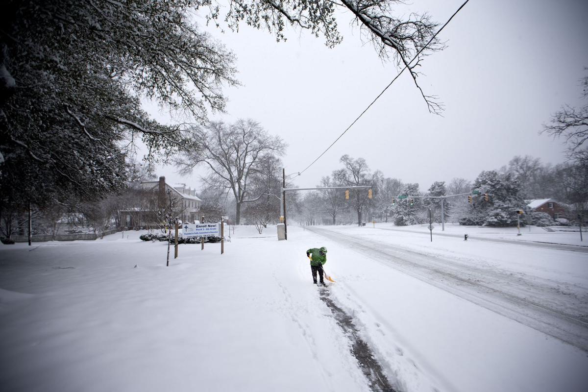 January snow in the Triad Gallery