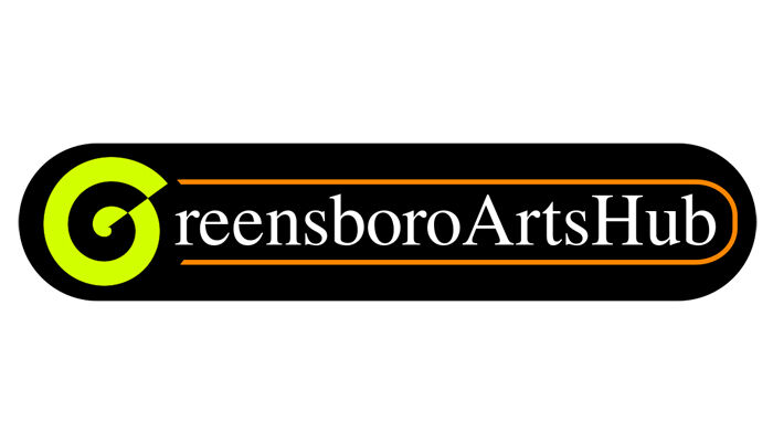 Greensboro Arts Hub logo white background