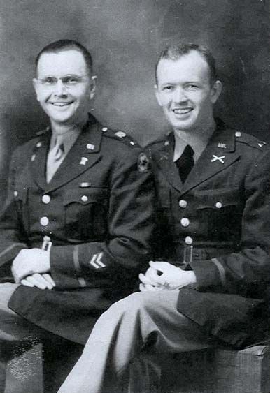 Lt. Oscar Thomas and Capt. Cecil Thomas