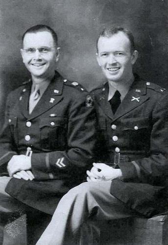 Lt. Oscar Thomas and Capt. Cecil Thomas