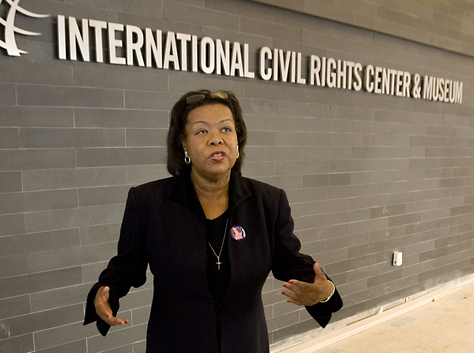 Amelia Parker left her footprint at the International Civil Rights