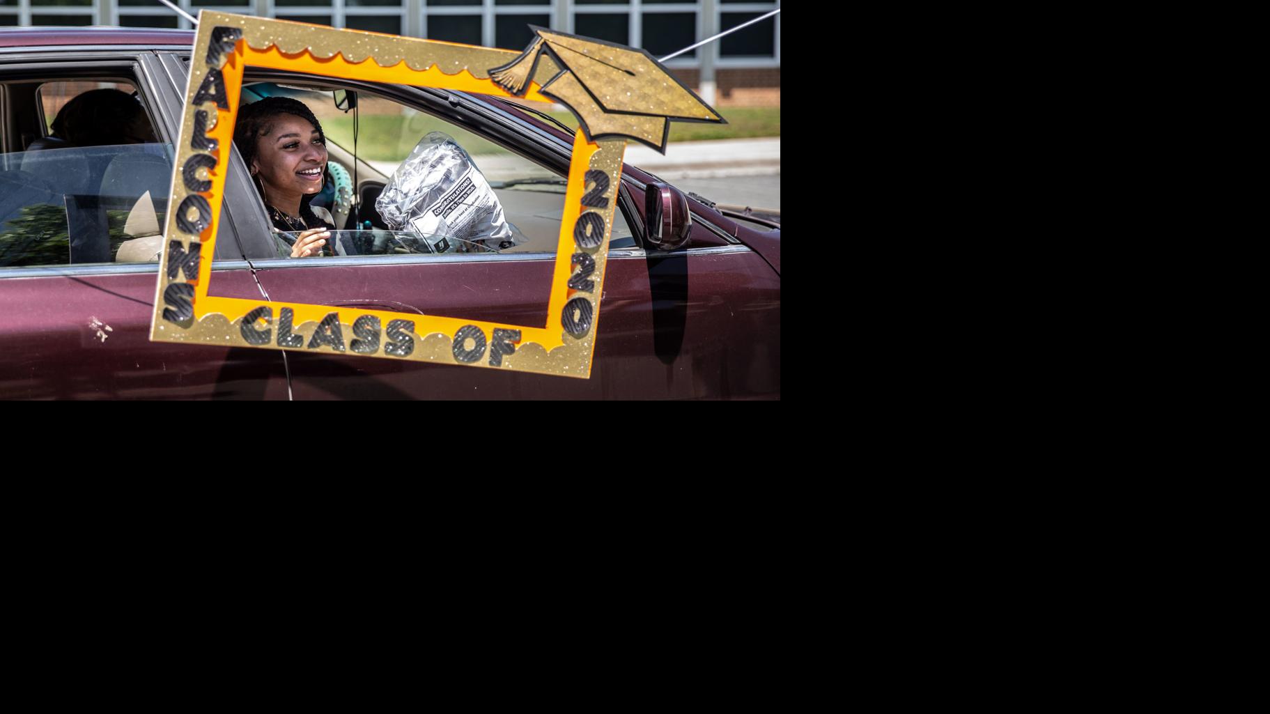 Amid Uncertainty About Graduation Ceremonies Some Guilford County High School Seniors Pick Up Caps And Gowns Blog The Chalkboard Greensboro Com