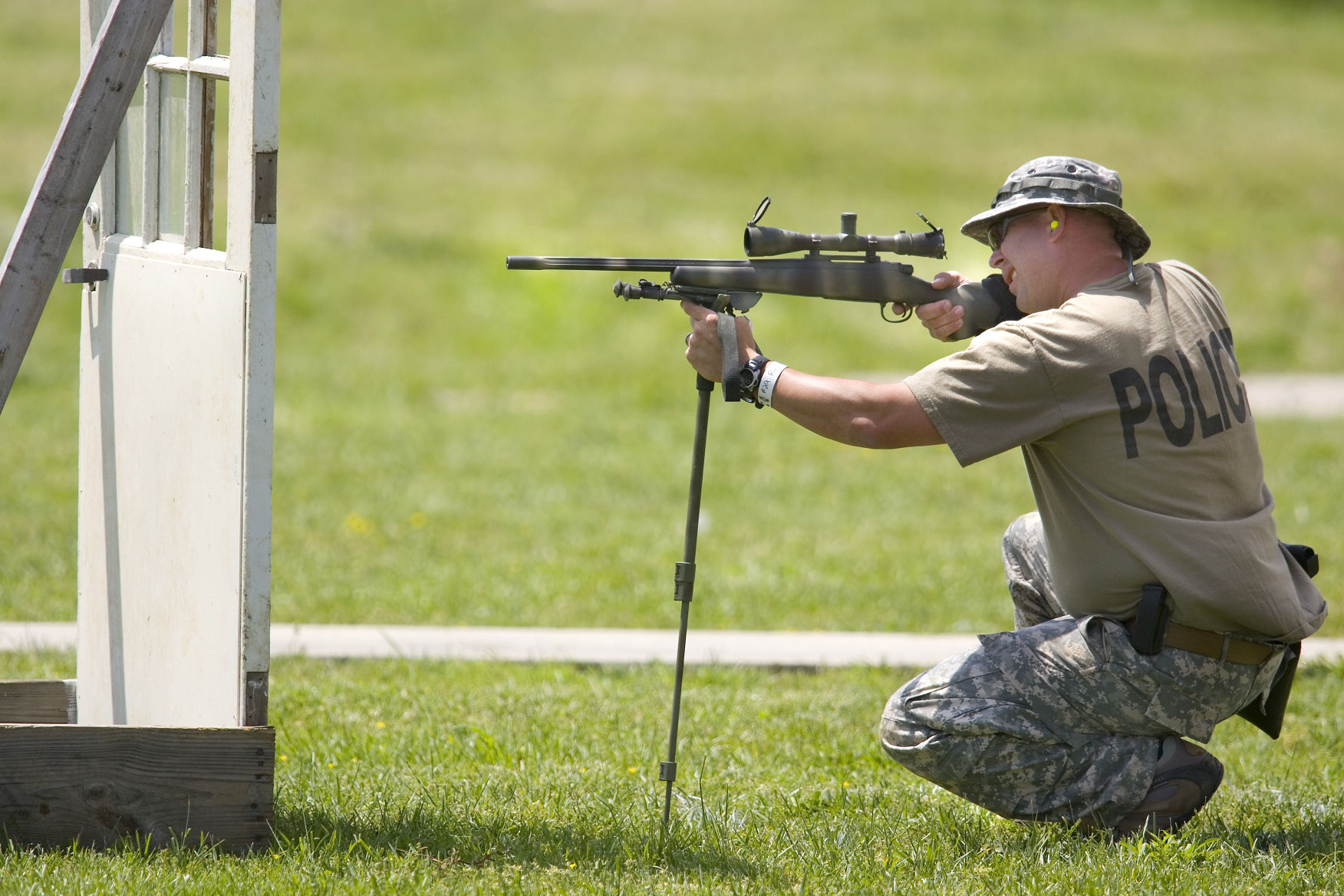 In the cross hairs Snipers sharpen their skills