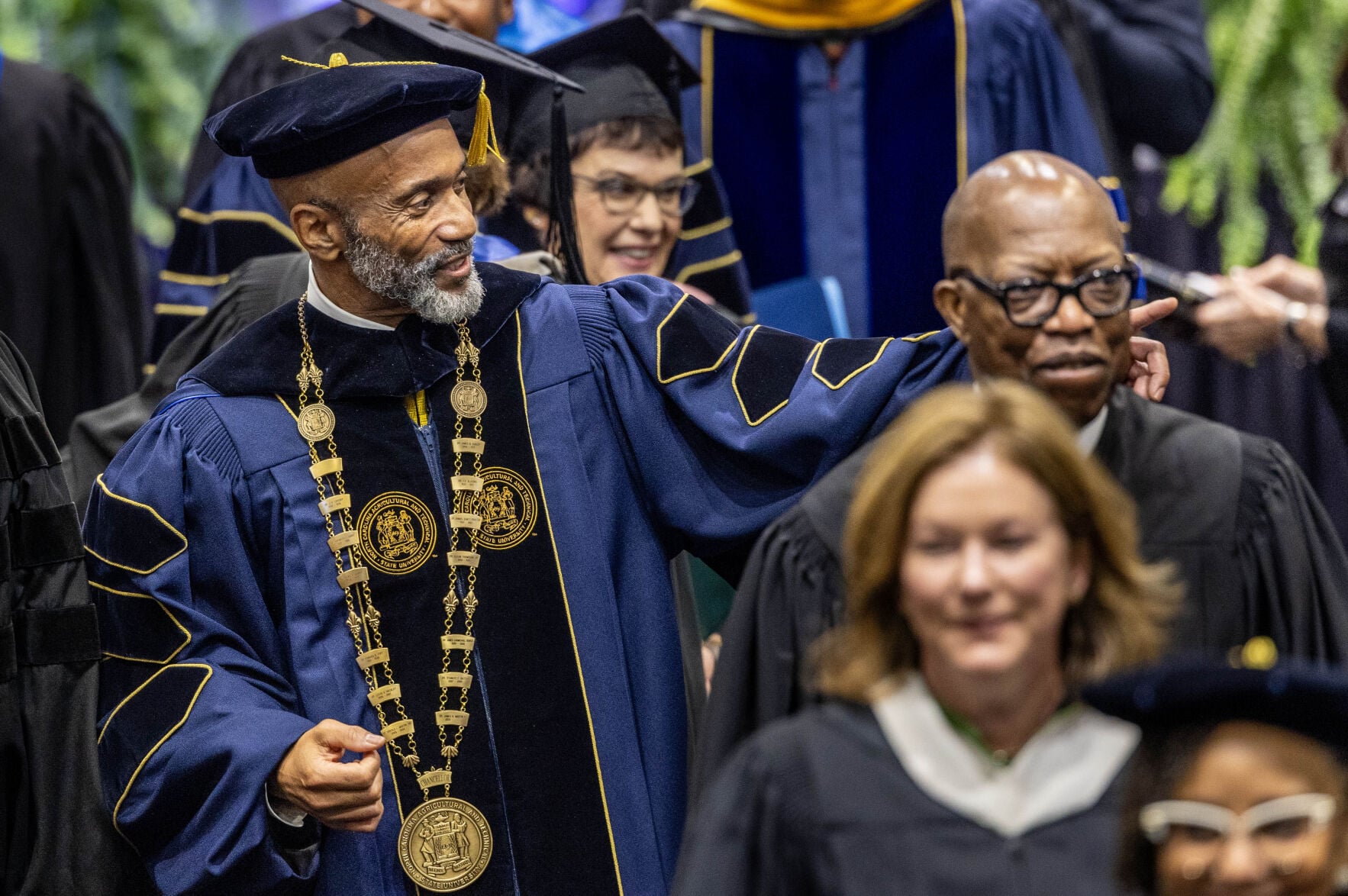 James R. Martin NCA&T gathers to install chancellor James R. Martin