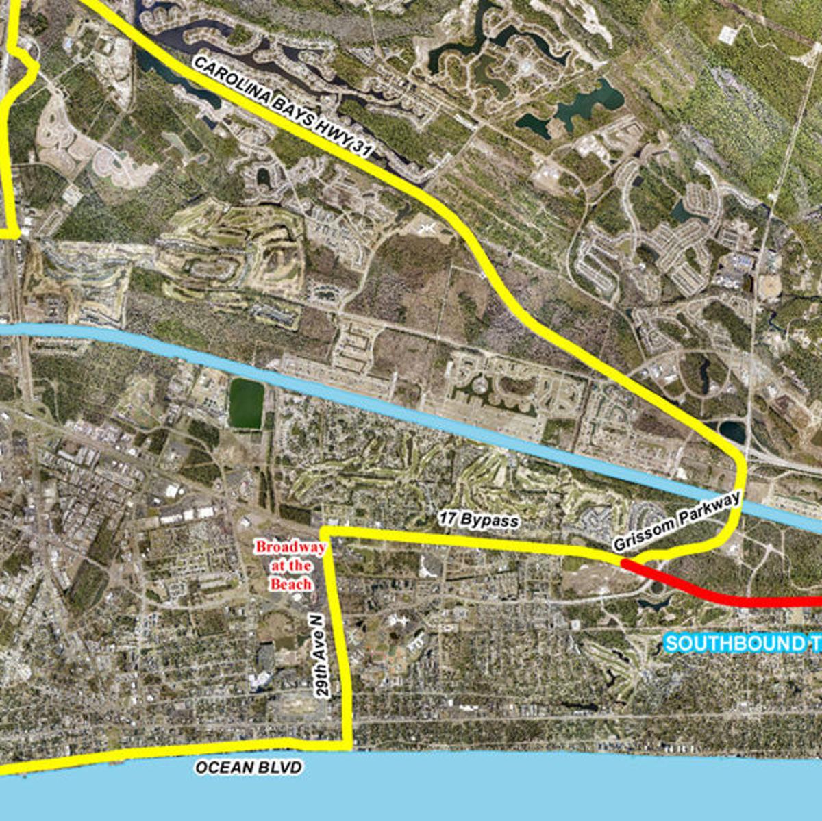 Here S Why Myrtle Beach Says A Traffic Loop During Memorial Day Weekend Is Needed National News Greensboro Com Map Of Loop For Bike Fest Myrtle Beach 2022