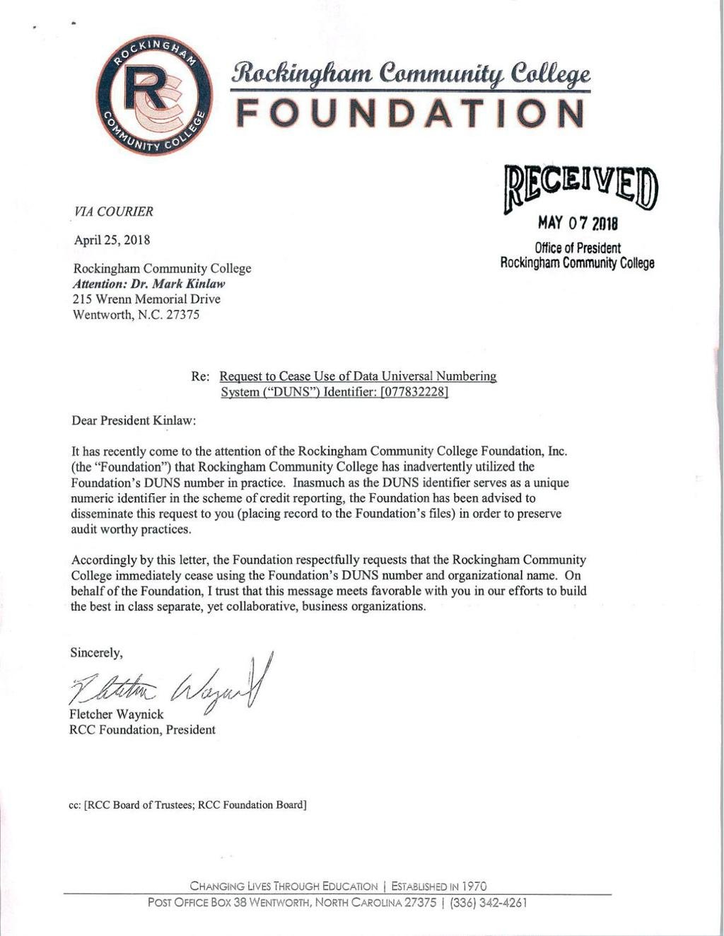 Though State Auditor Clears Rockingham Community College Rcc Foundation Wants More Answers Latest News Greensboro Com