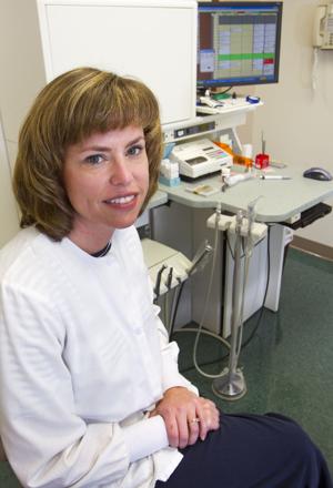 Photo of Greensboro NC dentist Michelle Mottinger by H. Scott Huffman