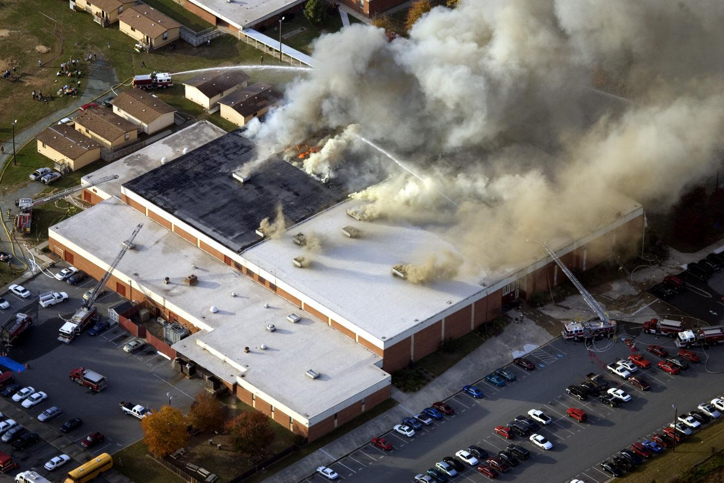 Photos Eastern Guilford High School burned down 15 years ago