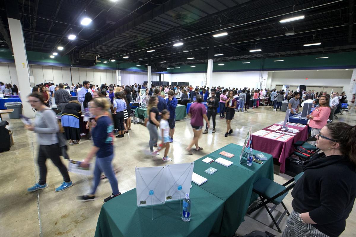 Photos from GCS College Night at the Greensboro Coliseum