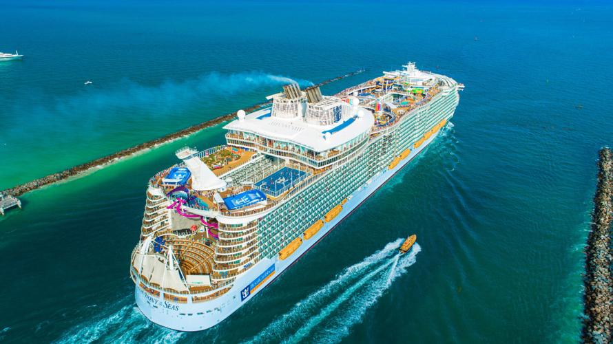 Cruise ship MS Symphony of the Seas.