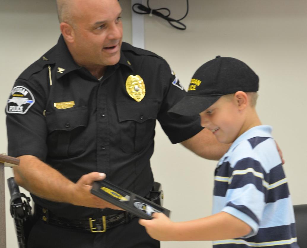 Mayodan recognizes Jackson Wilson for volunteerism