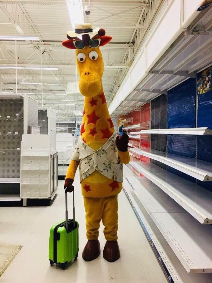 Image result for geoffrey the giraffe with suitcase