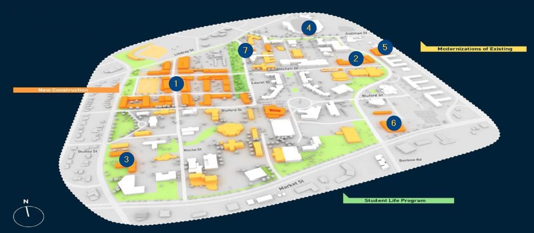 Ncat Map Of Campus