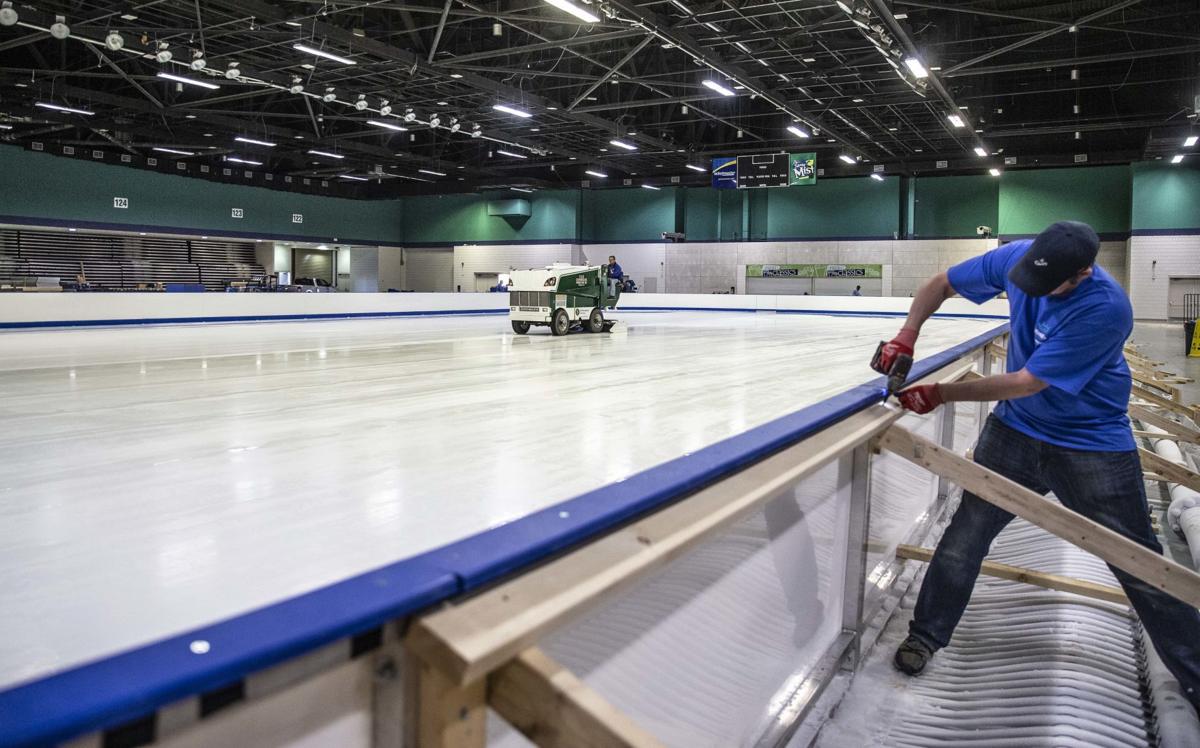 Onsite practice rink at Coliseum Special Events Center a plus for