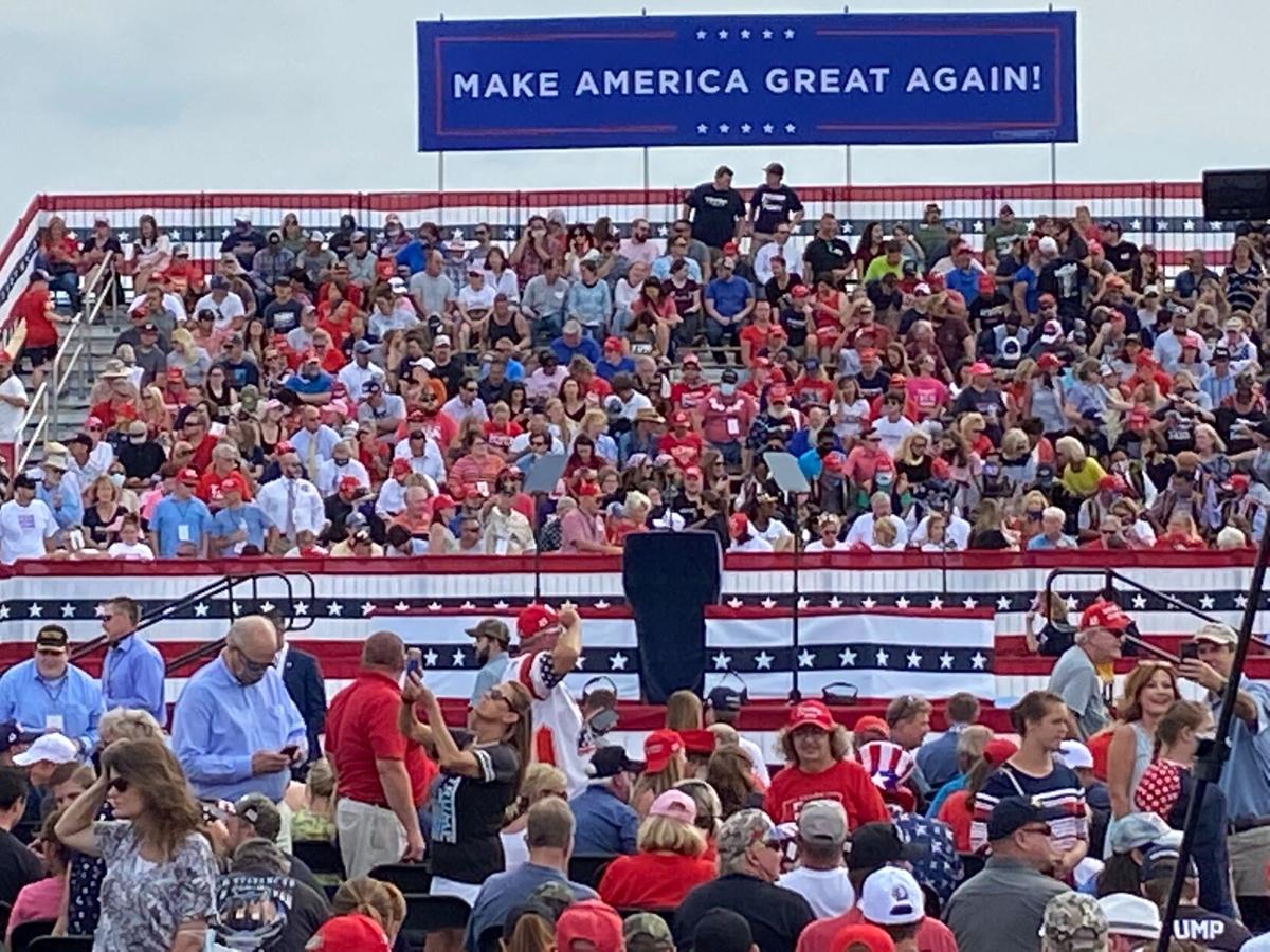 Photos Trump Presidential Rally At Smith Reynolds Airport September 8 2020 Greensboro Com