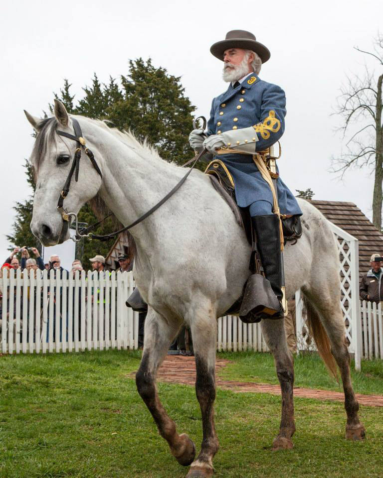 Kopper Top therapy horse portrays Gen. Lee's steed in reenactments