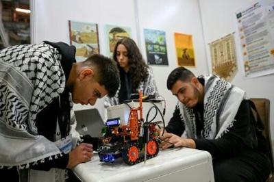 Big dreams for Palestinian teens at Singapore robot fest
