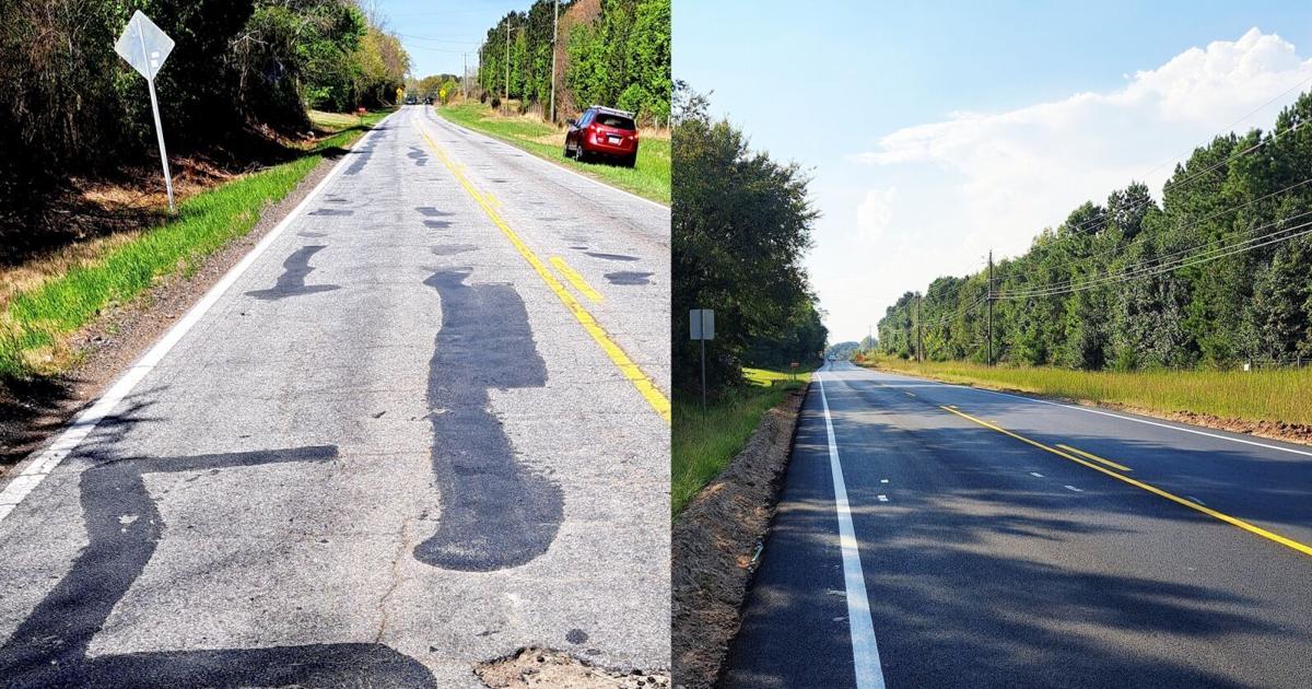 Repaved Freeway Jackson Road repaving almost completed; drivers like improved roadway ...