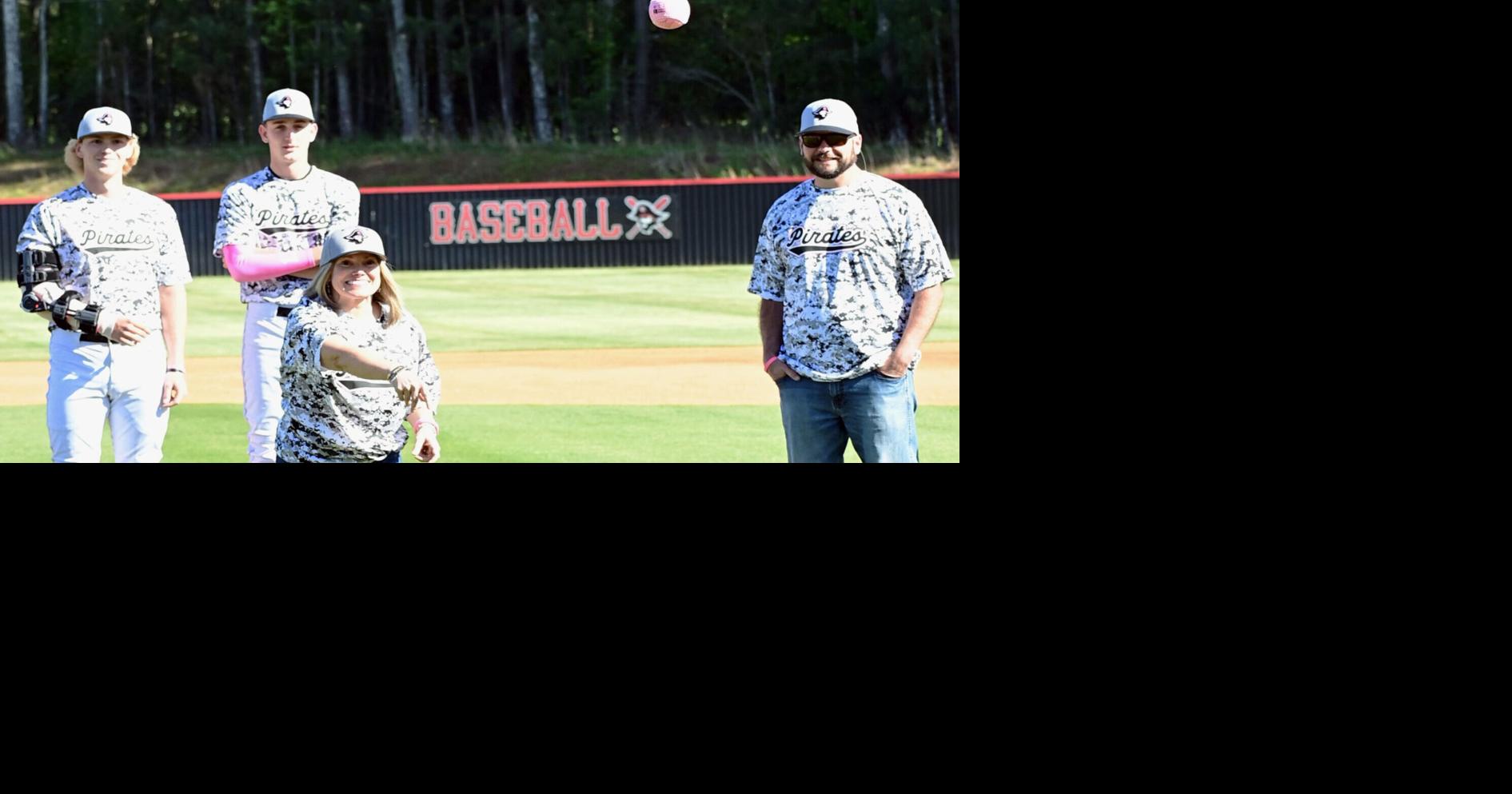 Pike's Osbolt throws out emotional first pitch | Sports ...
