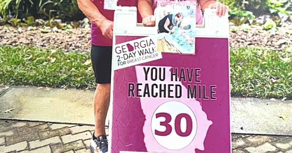 Local business owner raises funds in annual breast cancer walk