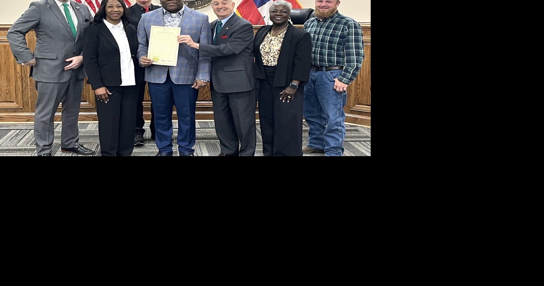 Bishop Donoval Miller honored with proclamation by Spalding County ...