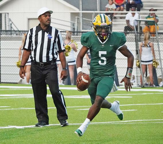 GH FOOTBALL Foster driving Griffin's Cadillac Sports